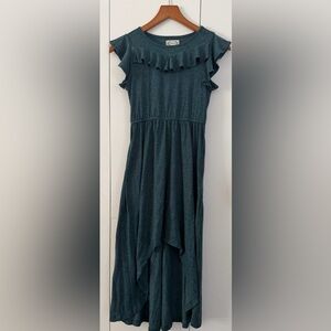 Joyfolie Mia Joy Kids Dress in Teal Size 7